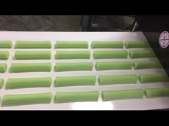 สายการผลิตขนมปังไฟฟ้าอัตโนมัติ 380V พร้อมเครื่องตัด