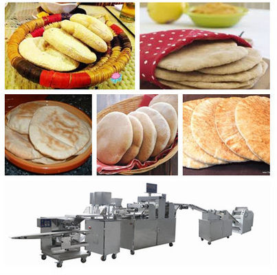 400kg/hr 9920*1690mm Arabic Pita Bread Production Line