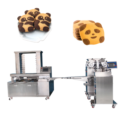 อัตโนมัติเต็ม 3.5kw พลังงานน่ารักการ์ตูน Panda เครื่องผลิตขนมขนม