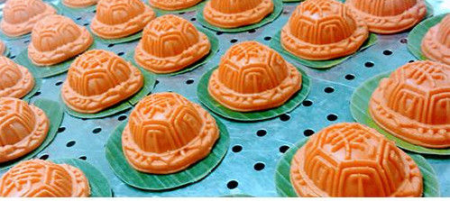 3100 * 1500mm Angku Kueh Moon Cake สายการผลิต